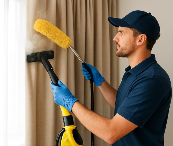 Trusted drapes cleaning technician Matty Curtain Cleaning millbrook-vic QLD