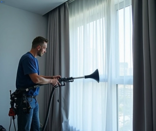 Professional drapes cleaning process tools Matty Curtain Cleaning millbrook-vic
