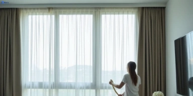 Delicate sheer drape cleaning millbrook-vic Matty Curtain Cleaning