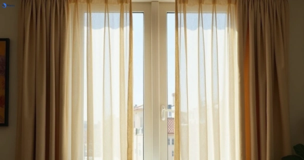 Dull dusty drapes in millbrook-vic before professional cleaning